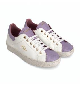 Zapatillas deportivas mujer Fanatik eco vegan blanco lila